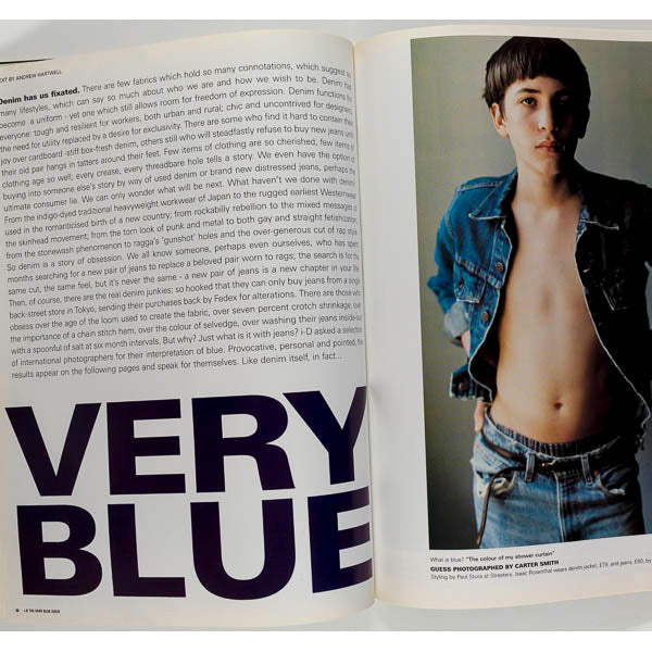Erin O'Connor Juergen Teller Chloe Sevigny BLUE i-D Magazine Aug 1998