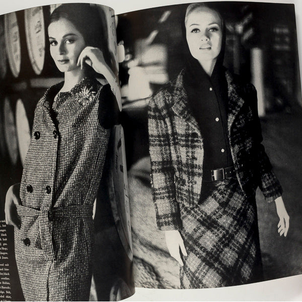Grace Coddington Scotland Tweed Harpers Bazaar Magazine UK August 1962
