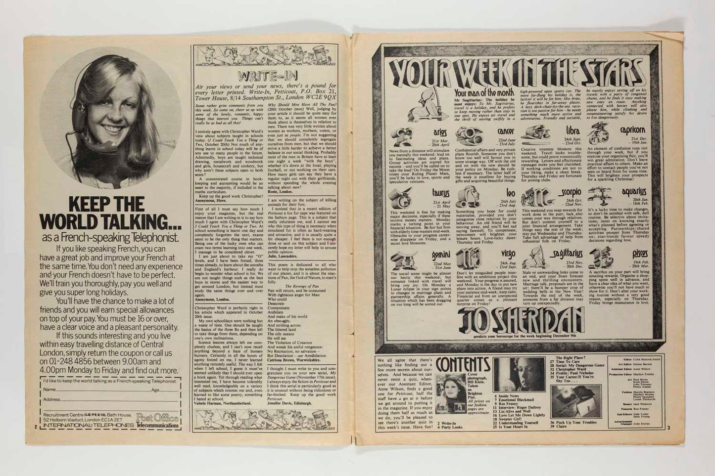 Roger Daltrey Petticoat Magazine 8th December 1973