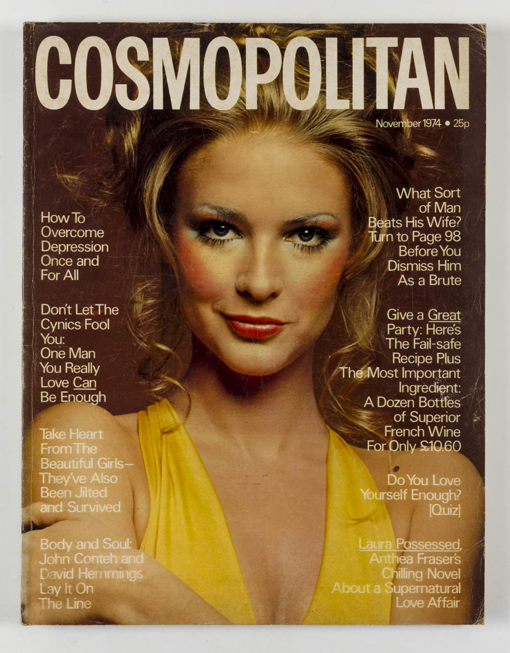 Karen Bjornson DAVID HEMMINGS Cosmopolitan Magazine November 1974