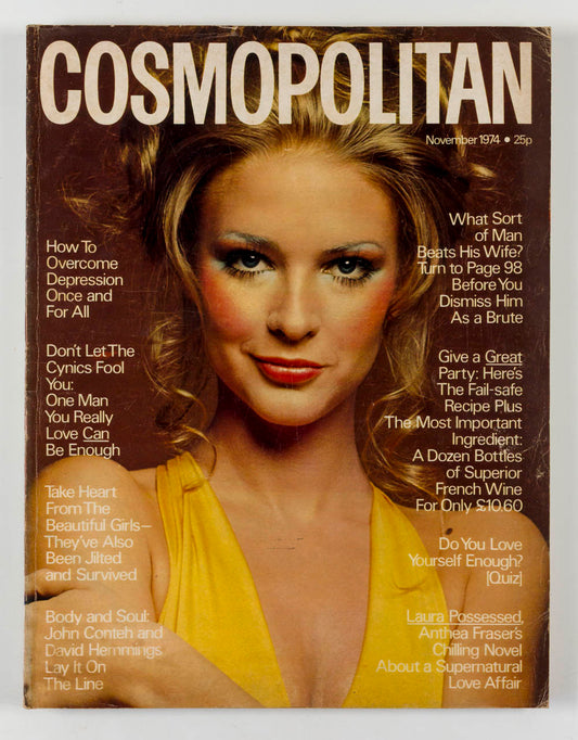 Karen Bjornson DAVID HEMMINGS Cosmopolitan Magazine November 1974