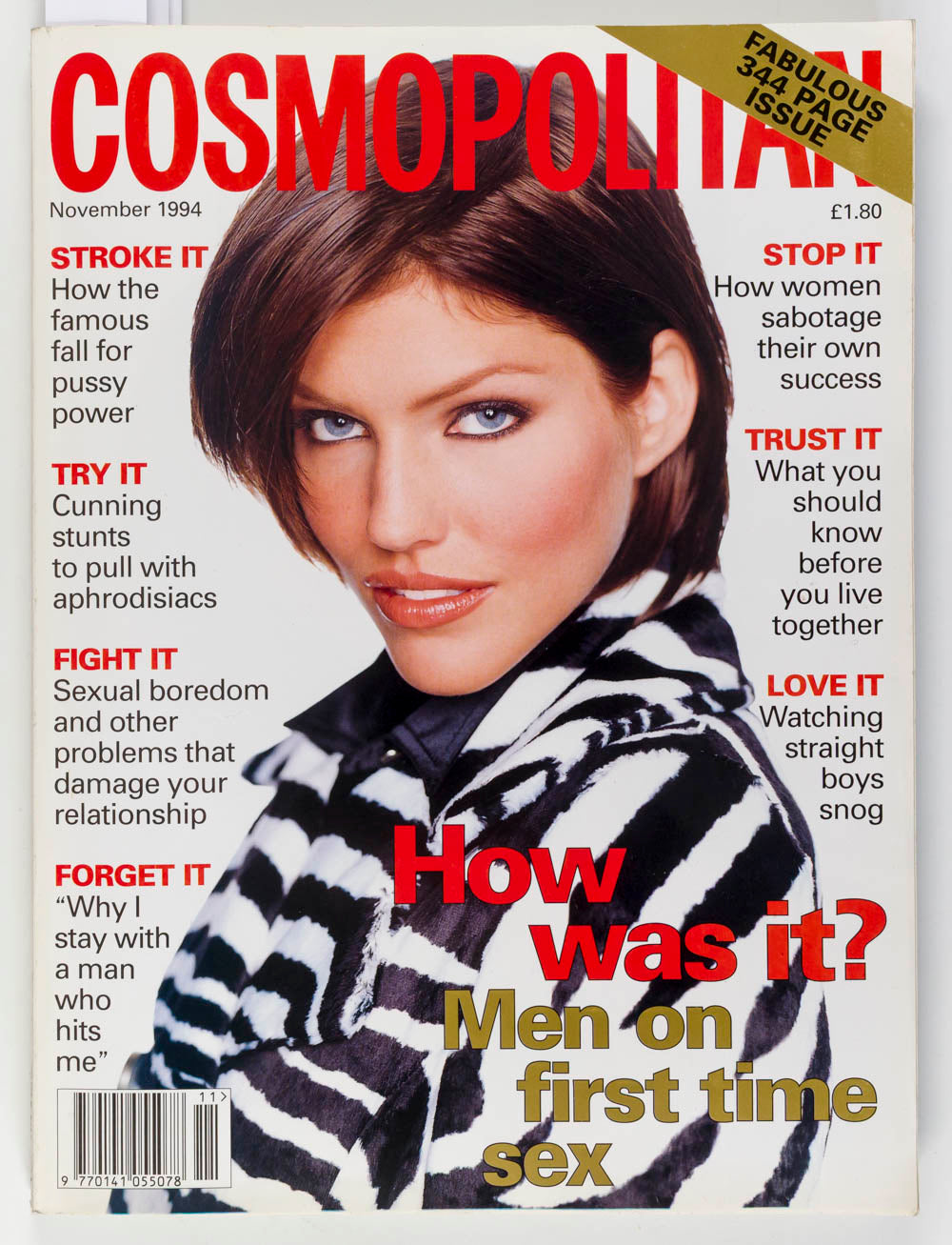 Tricia Helfer KEANU REEVES Winona Ryder COSMOPOLITAN November 1994