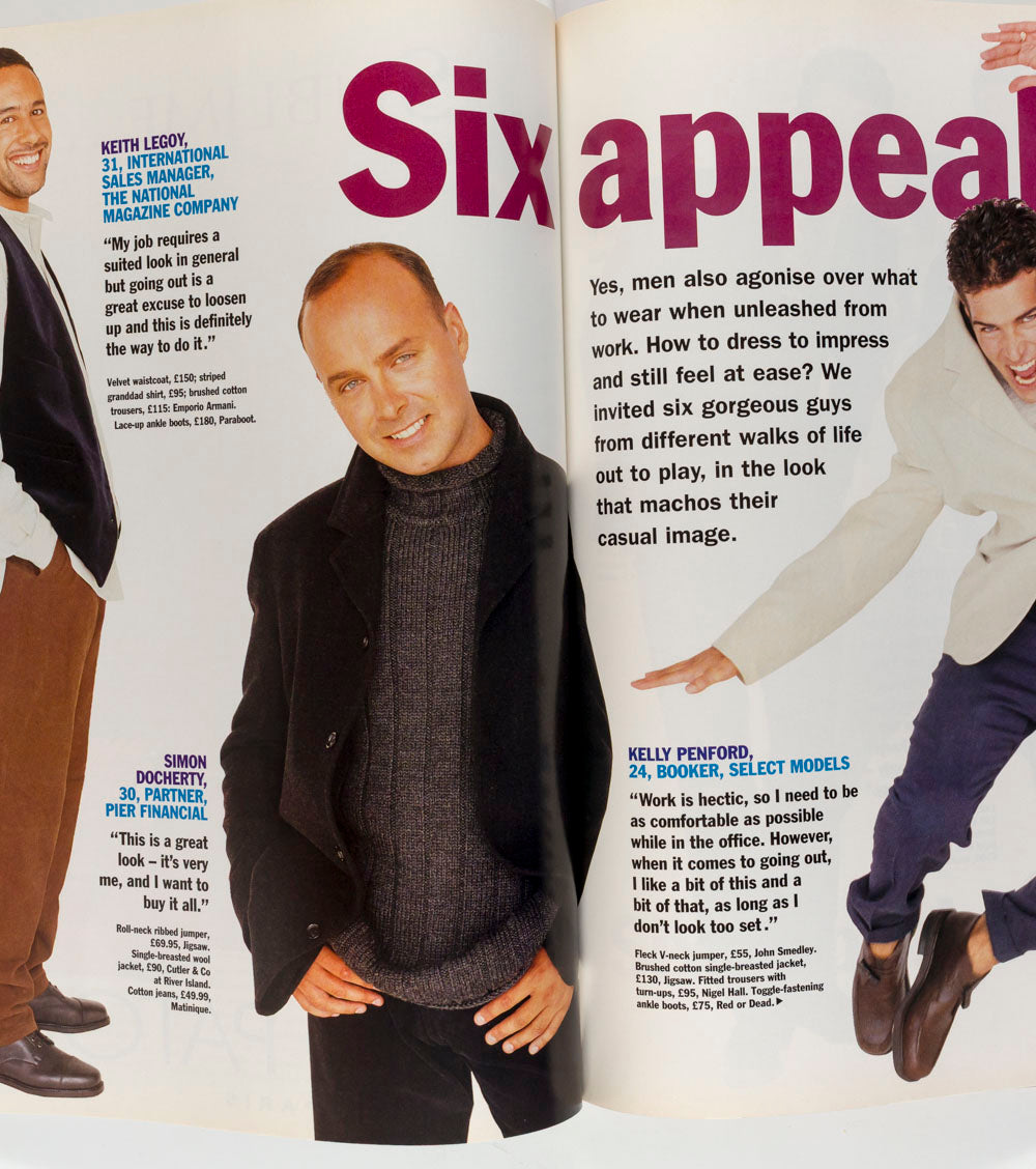 Tricia Helfer KEANU REEVES Winona Ryder COSMOPOLITAN November 1994