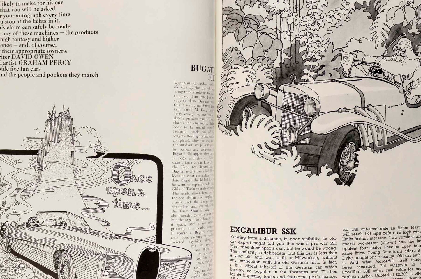 Marisa Berenson RALPH STEADMAN Graham Percy QUEEN Magazine 9th October 1968