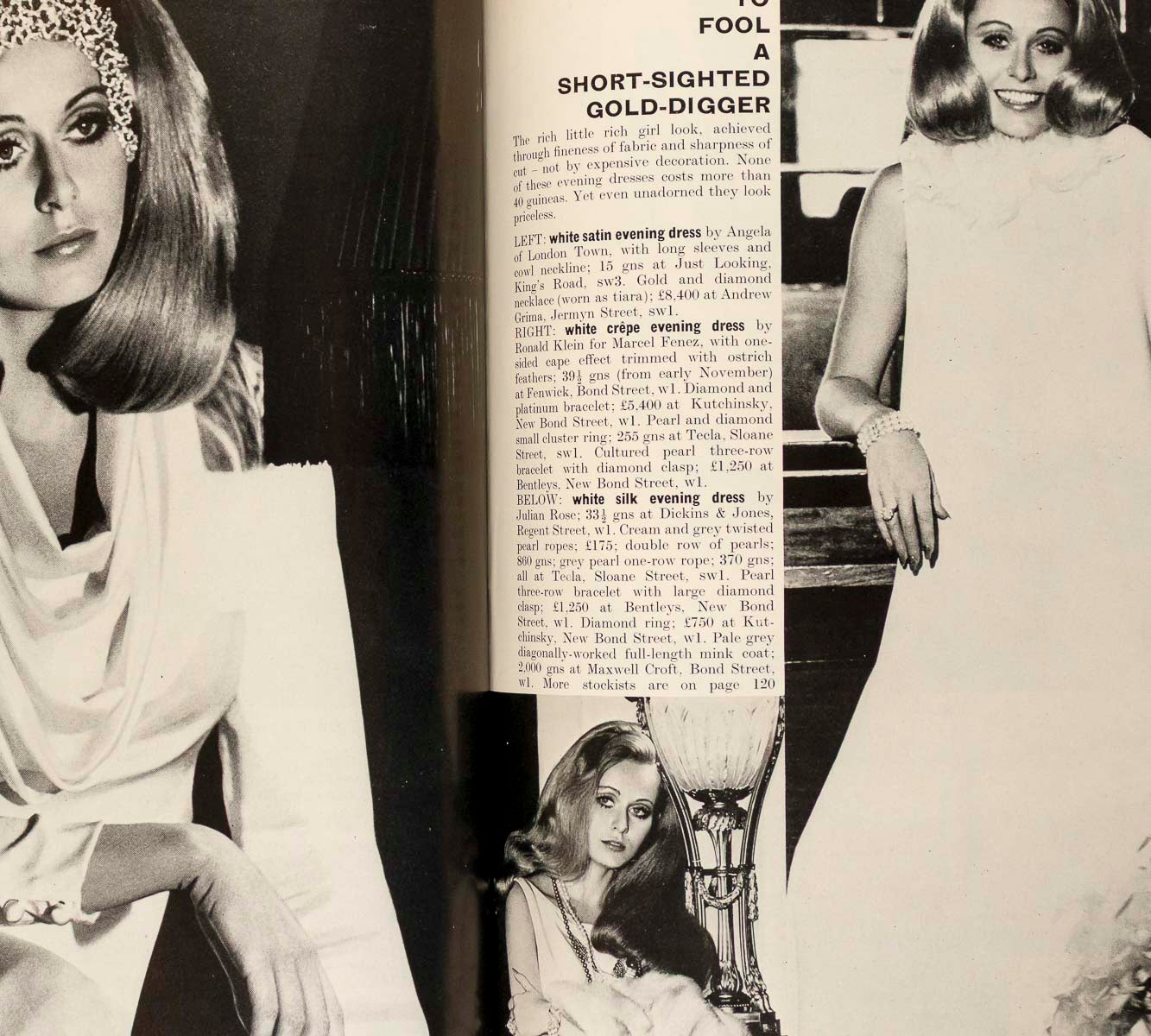 Marisa Berenson RALPH STEADMAN Graham Percy QUEEN Magazine 9th October 1968