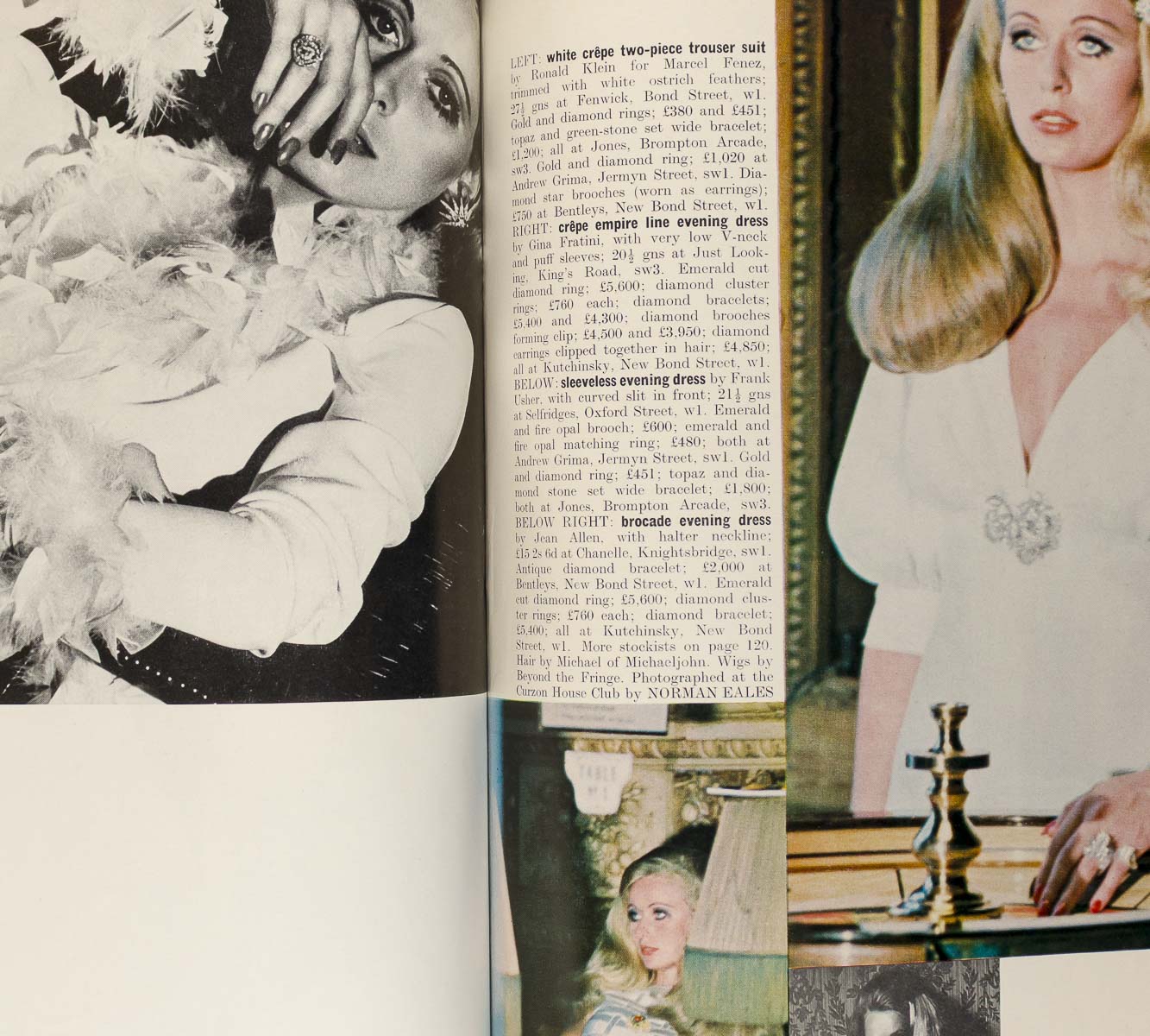 Marisa Berenson RALPH STEADMAN Graham Percy QUEEN Magazine 9th October 1968
