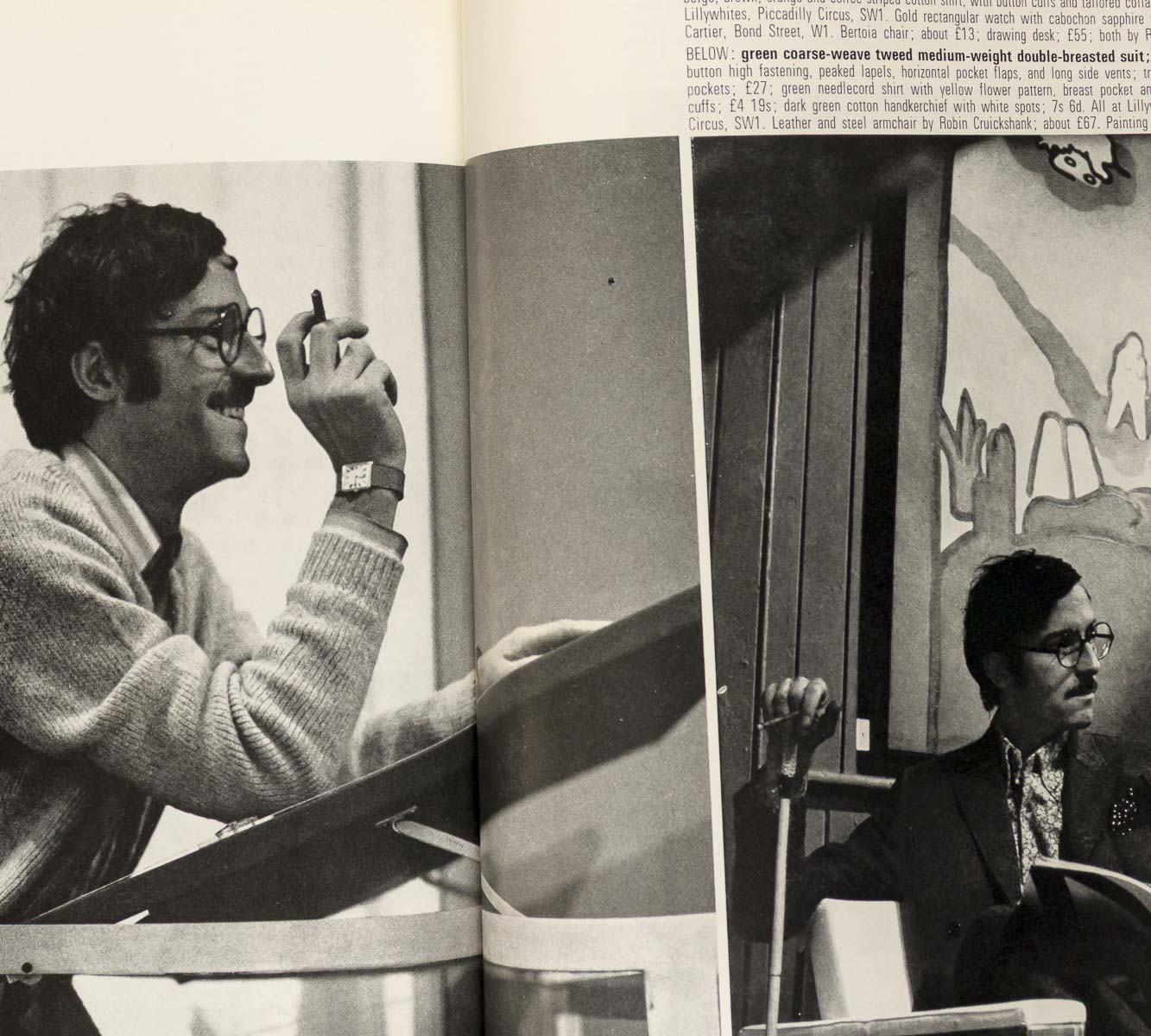 Marisa Berenson RALPH STEADMAN Graham Percy QUEEN Magazine 9th October 1968