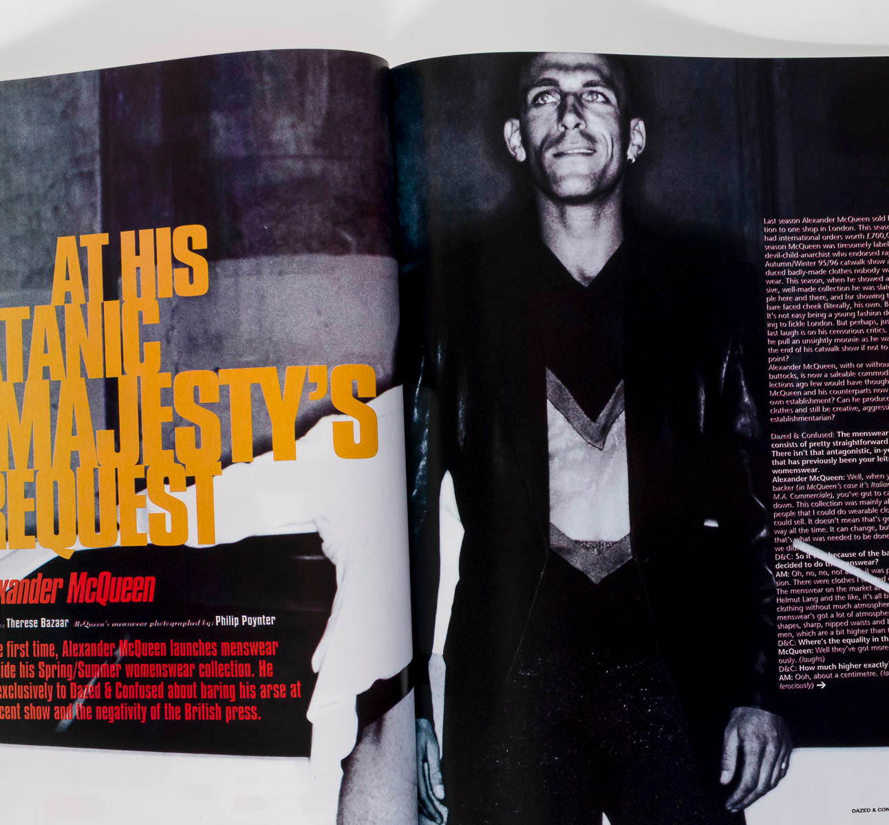 Pulp ALEXANDER McQUEEN Matt Collishaw DAVID BYRNE Jude Law DAZED & CONFUSED vtg