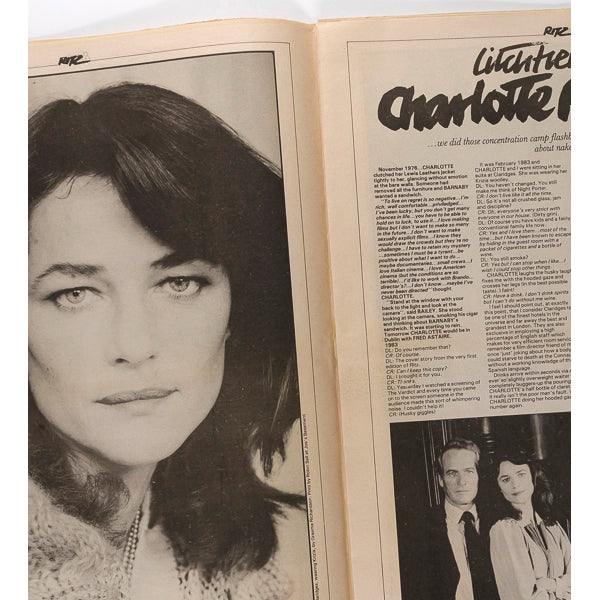 Charlotte Rampling DURAN Andrew Lloyd Webber STEPHEN JONES Ritz no. 75