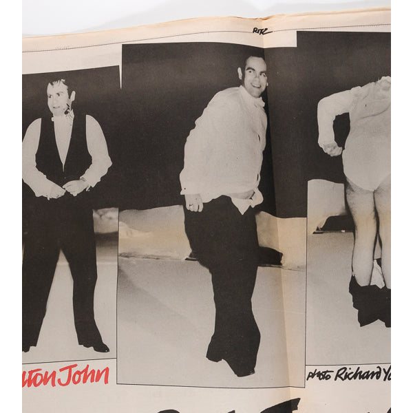 ELTON JOHN Imran Khan NICK RHODES Madam Marcos RITZ Magazine 1983 # 76