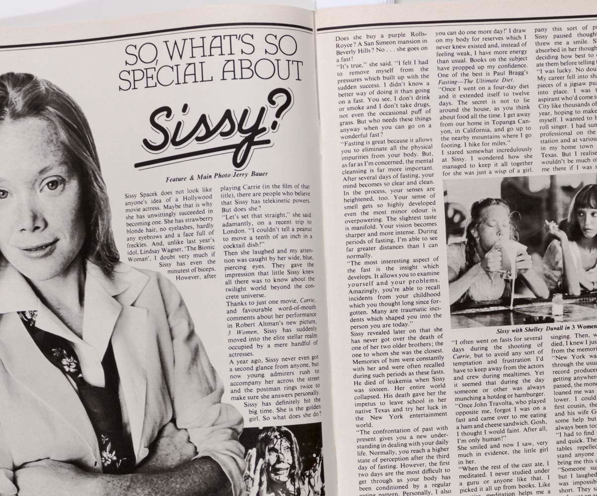 Sarah Grant TIM CURRY Donald Sutherland OCCULT 19 magazine 1977 Sep UKy 86 (Copy)