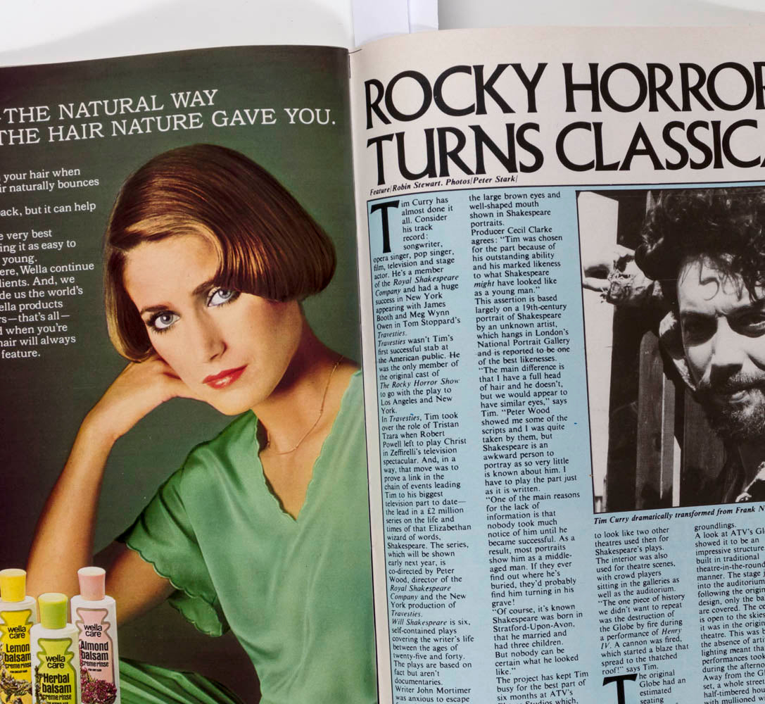 Sarah Grant TIM CURRY Donald Sutherland OCCULT 19 magazine 1977 Sep UKy 86 (Copy)