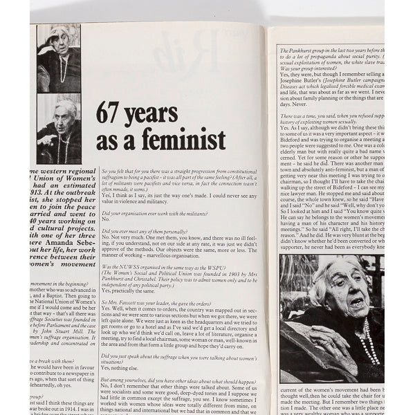 ANAIS NIN Gwen Coleman on Feminism SPARE RIB magazine May 1974 No. 23