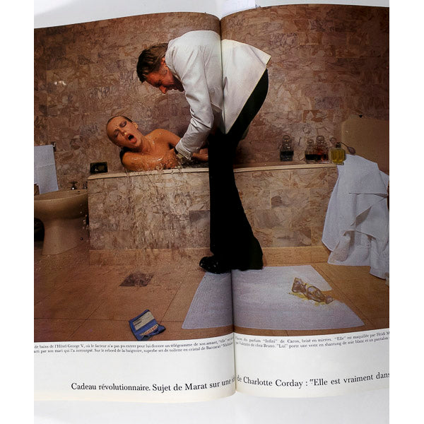 PETER USTINOV Guest edited par PARIS VOGUE December 1975 Helmut Newton