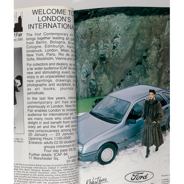 Joan Didion MORGAN FAIRCHILD Nabila Khashoggi AVANTGARDE magazine 1983