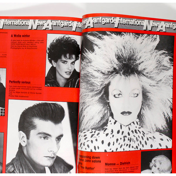 Joan Didion MORGAN FAIRCHILD Nabila Khashoggi AVANTGARDE magazine 1983