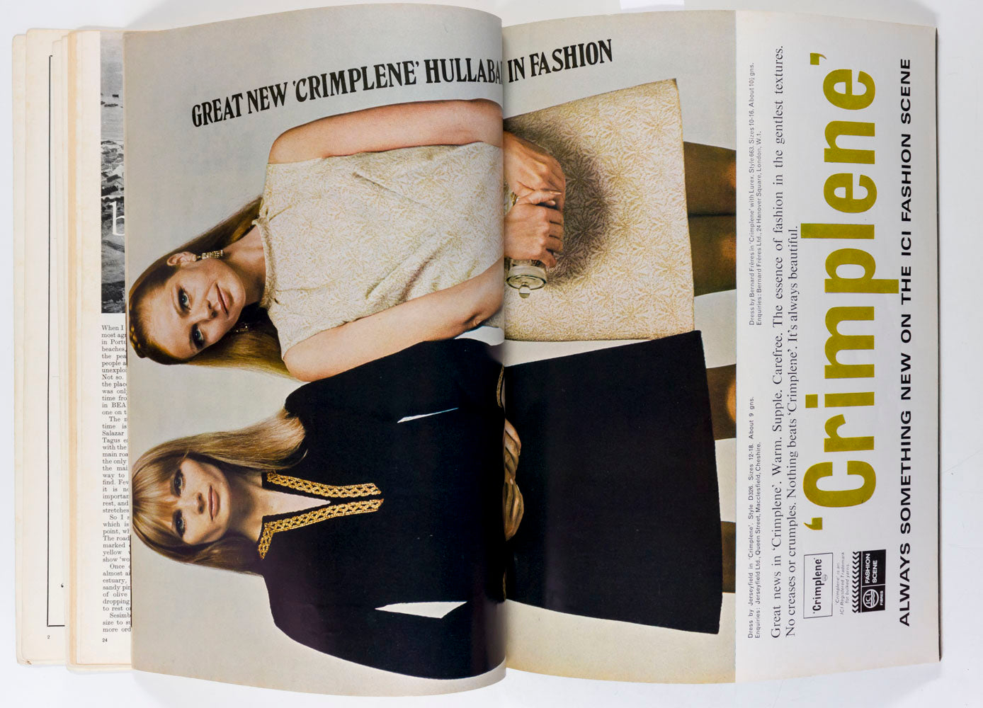 DONYALE LUNA Helmut Newton GRACE CODDINGTON ~ Queen magazine Sept 1967