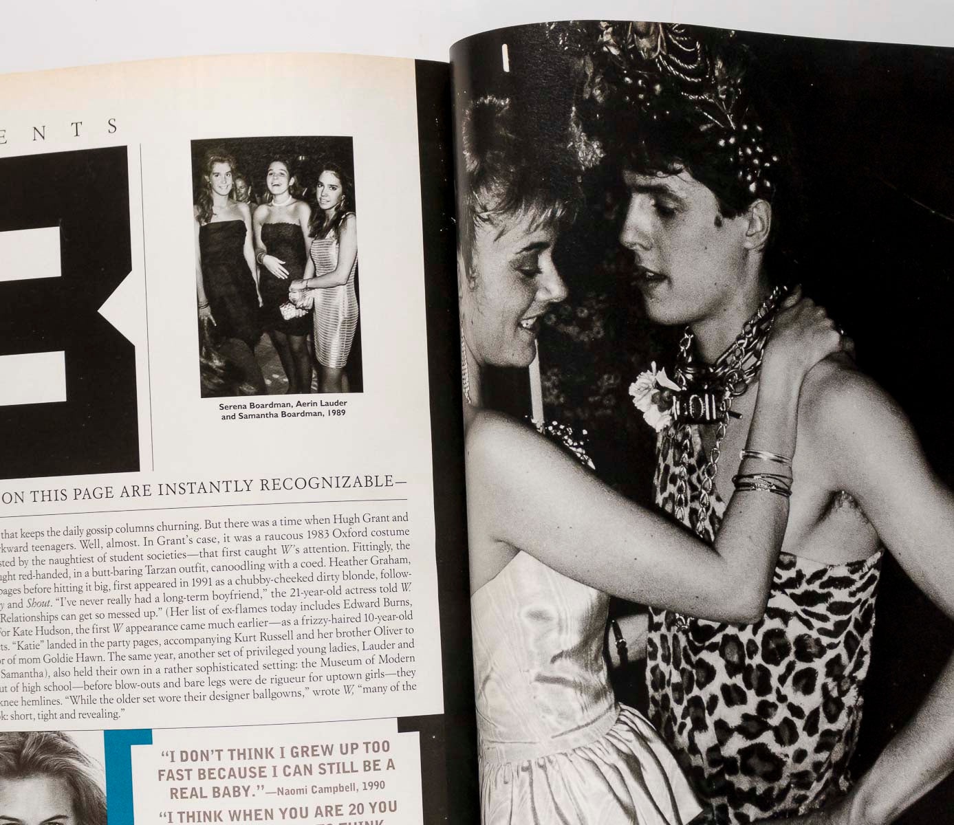 Gisele Bundchen Cindy Crawford Kate Hudson 30 Years W Magazine August 2002