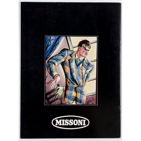 MISSONI Speciale Mondo Uomo ANTONIO LOPEZ lookbook VTG catalogue 1985