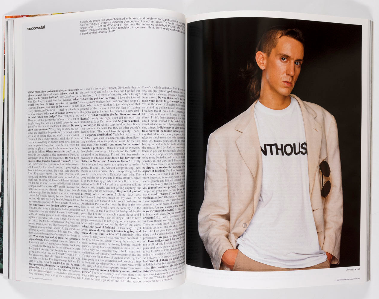 Veronique Branquinho HEDI SLIMANE Raf Simons SELF SERVICE magazine 13