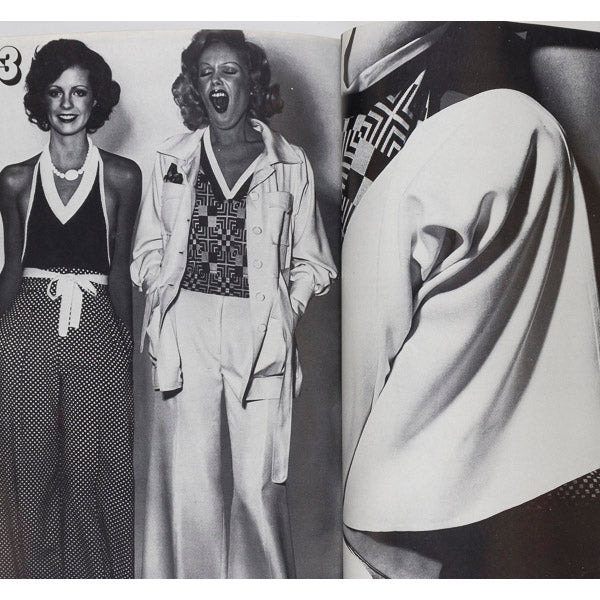 FELLINI Guy Bourdin SYLVIE VARTAN Jane Birkin PARIS VOGUE Dec 1972 vtg