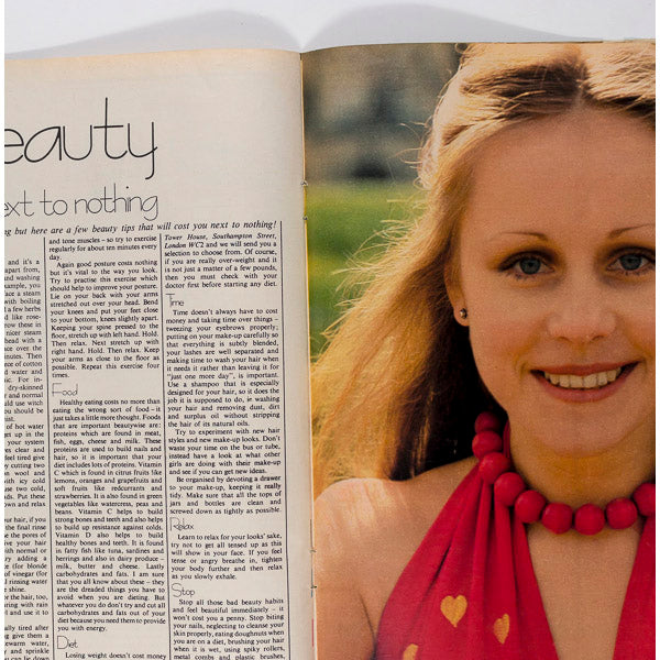 Malcolm McDowell BILL KLEIN Tangier ~ PETTICOAT magazine 9th June 1973