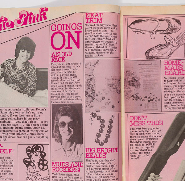 Double Denim Tough Casual PINK magazine November 1974 vtg