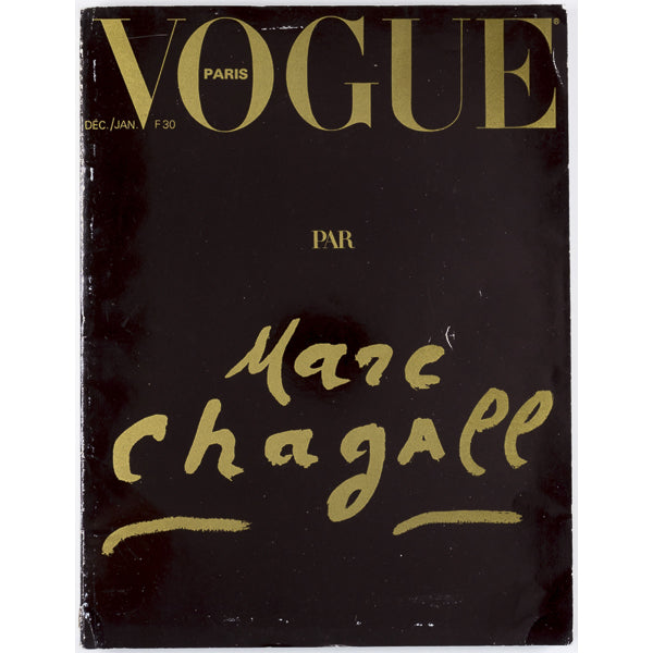 MARC CHAGALL edits Pierre Cardin Guy Bourdin LARTIGUE Paris VOGUE
