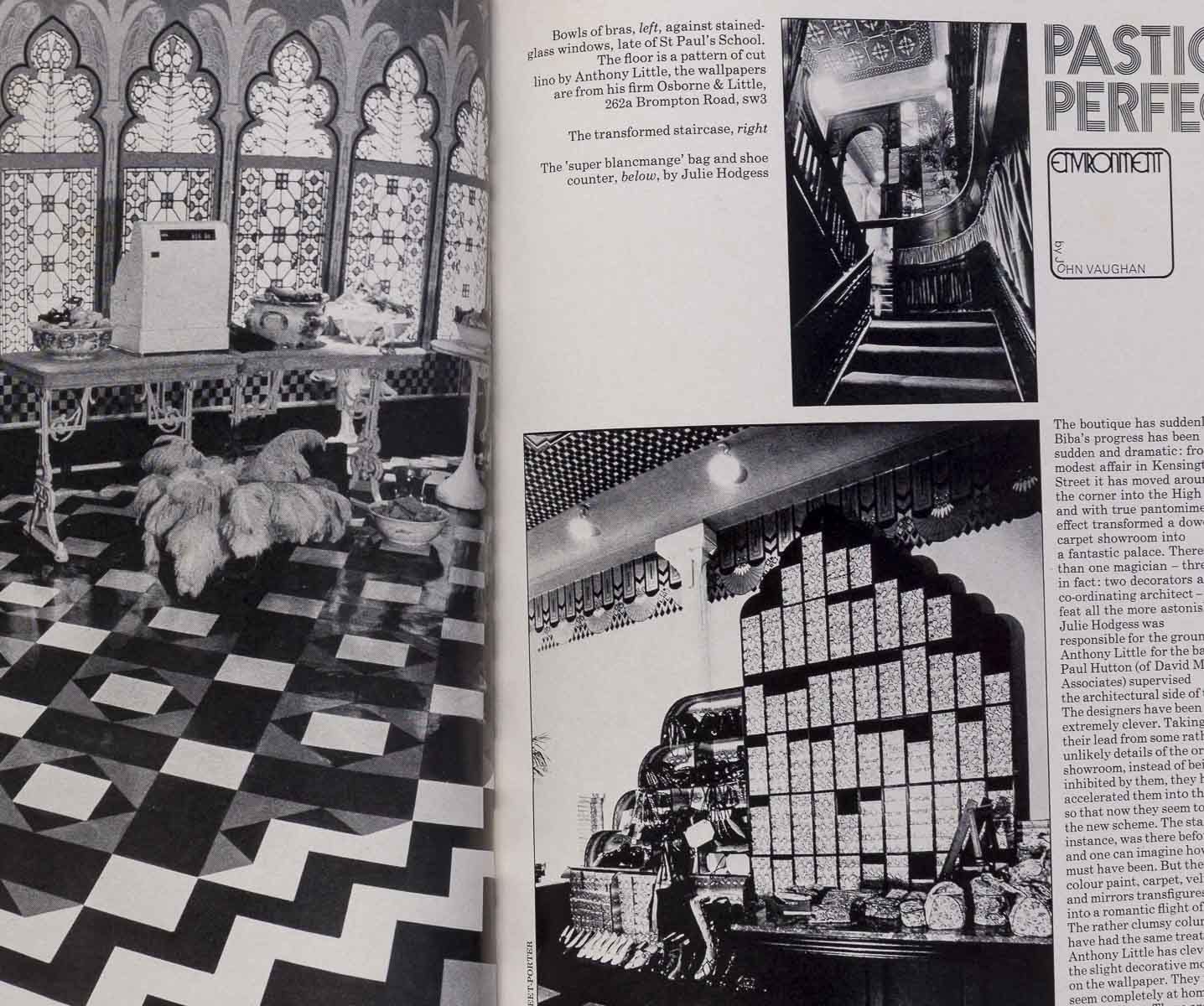 Alan Aldridge MR FISH Edda Kochl OSSIE CLARK Jamaica QUEEN magazine