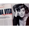 STEPHANIE SEYMOUR HELLS ANGELS Greta Scacchi ELLE ITALIA November 1990