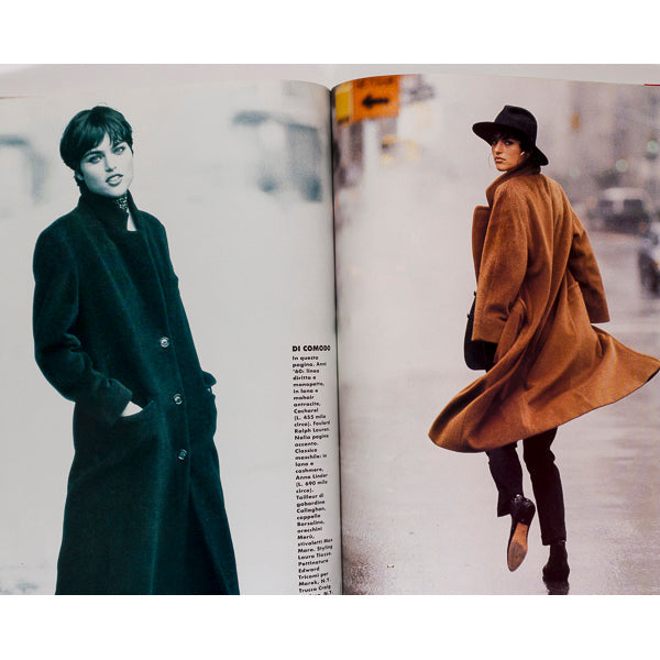 STEPHANIE SEYMOUR HELLS ANGELS Greta Scacchi ELLE ITALIA November 1990