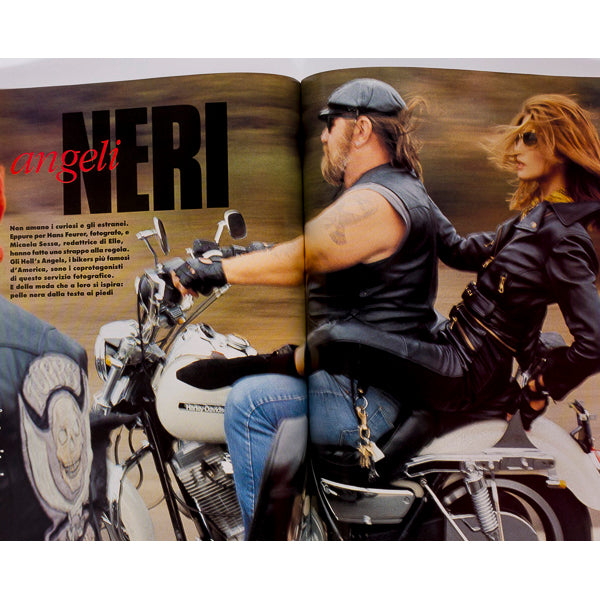 STEPHANIE SEYMOUR HELLS ANGELS Greta Scacchi ELLE ITALIA November 1990