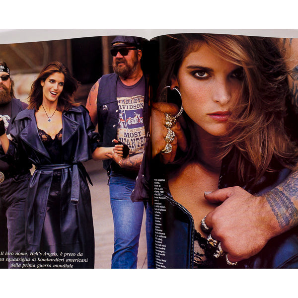 STEPHANIE SEYMOUR HELLS ANGELS Greta Scacchi ELLE ITALIA November 1990