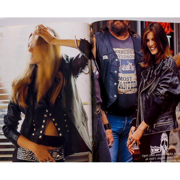 STEPHANIE SEYMOUR HELLS ANGELS Greta Scacchi ELLE ITALIA November 1990