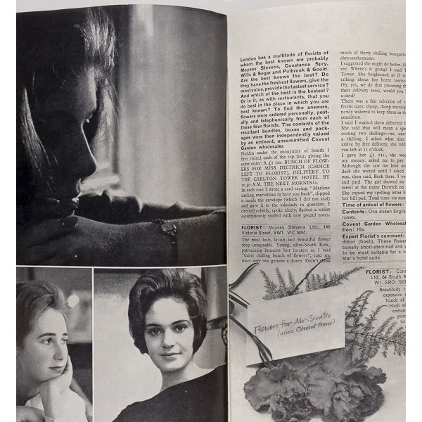 CELIA HAMMOND Norman Parkinson CHIC CHICKS QUEEN MAGAZINE January 1962