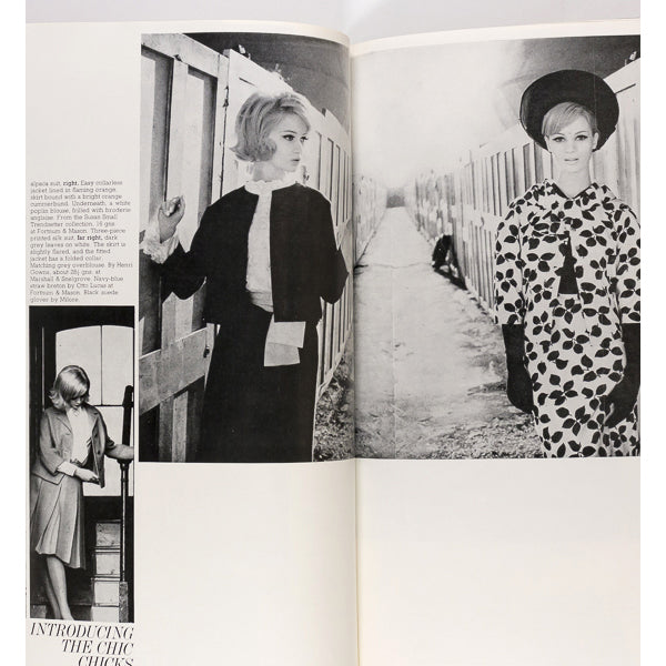 CELIA HAMMOND Norman Parkinson CHIC CHICKS QUEEN MAGAZINE January 1962