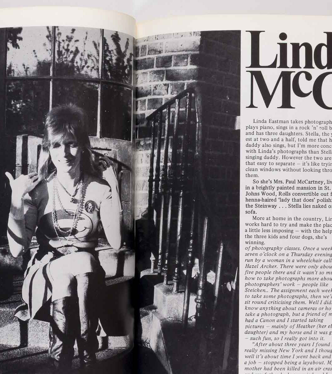 Martin Parr BOB DYLAN Linda McCartney THE IMAGE magazine June 1974 UK