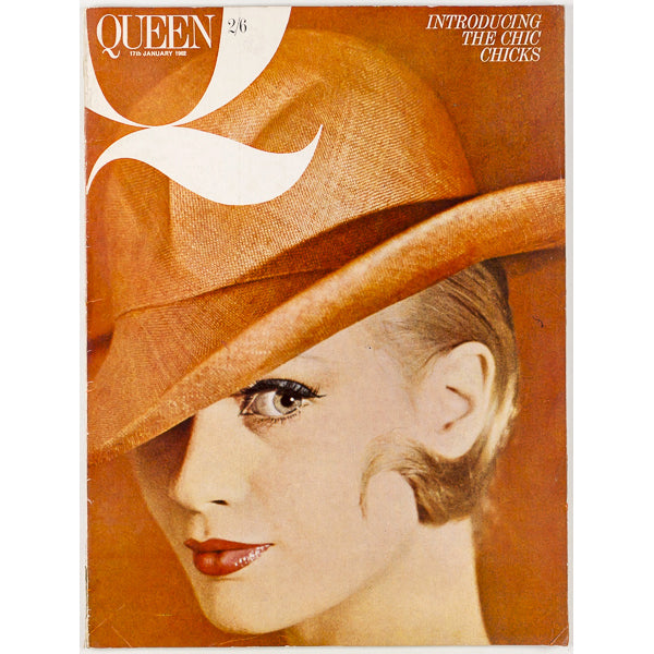CELIA HAMMOND Norman Parkinson CHIC CHICKS QUEEN MAGAZINE January 1962
