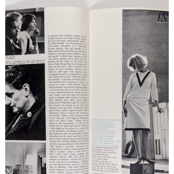 CELIA HAMMOND Norman Parkinson CHIC CHICKS QUEEN MAGAZINE January 1962