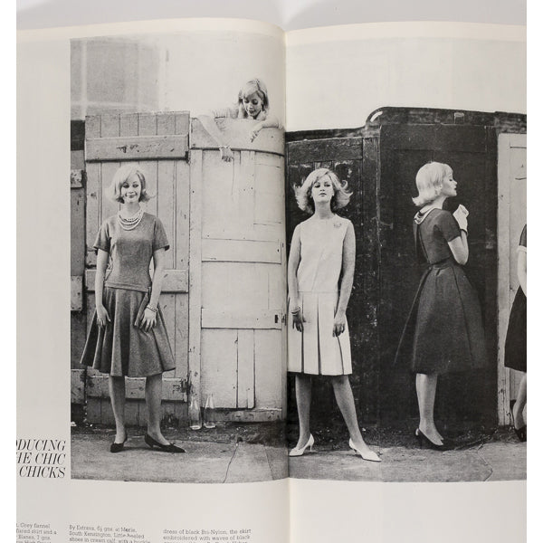 CELIA HAMMOND Norman Parkinson CHIC CHICKS QUEEN MAGAZINE January 1962