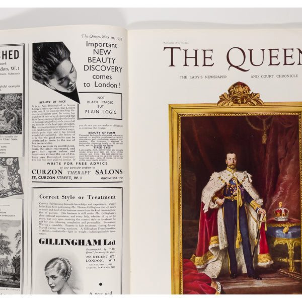 The Queen magazine 1st JUBILEE issue KING GEORGE V Sodacan May 1935