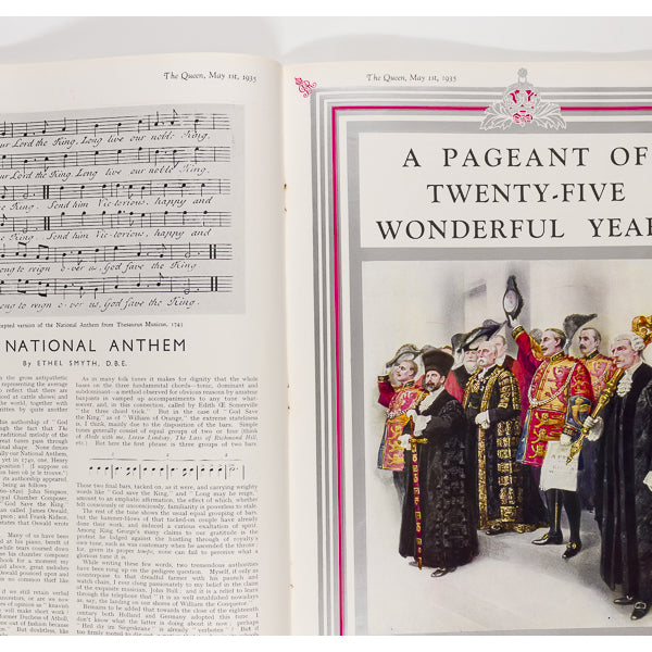 The Queen magazine 1st JUBILEE issue KING GEORGE V Sodacan May 1935