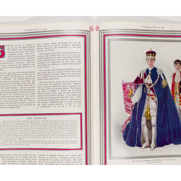 The Queen magazine 1st JUBILEE issue KING GEORGE V Sodacan May 1935