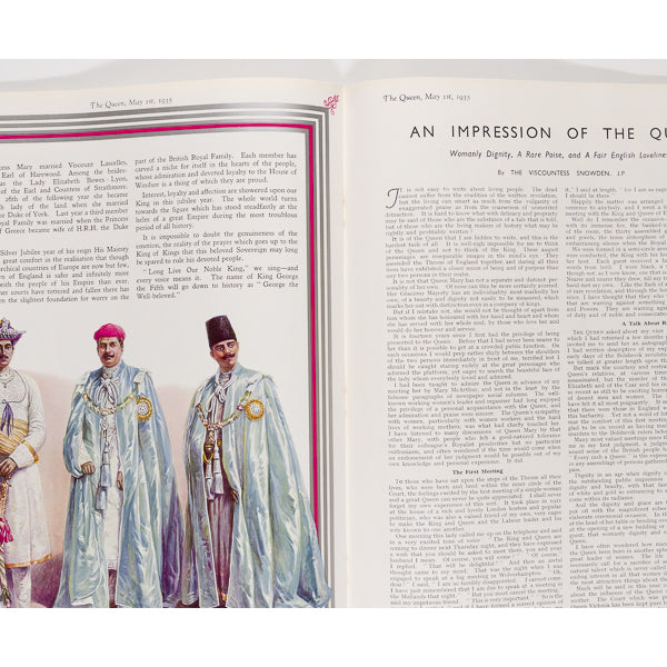 The Queen magazine 1st JUBILEE issue KING GEORGE V Sodacan May 1935