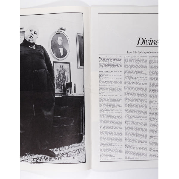 DIVINE Hedy Lamarr ROBERT MAPPLETHORPE Interview magazine 1980