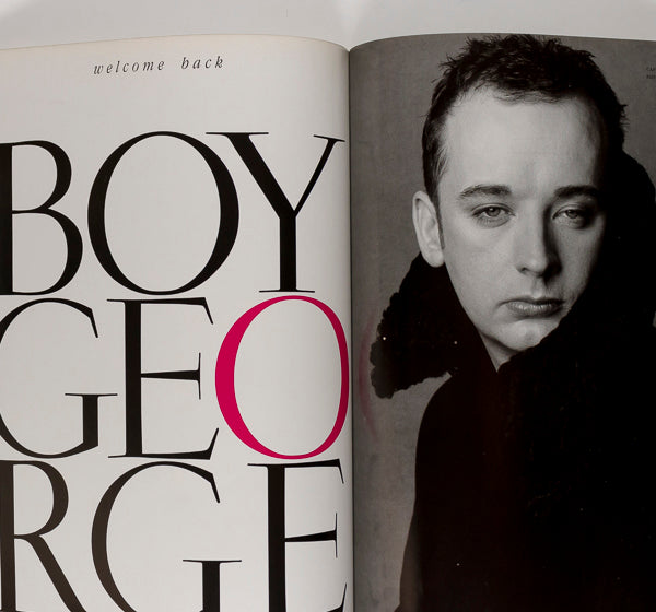 STEVEN MEISEL rare PER LUI Photo Album BOY GEORGE Dandy Hamish Bowles