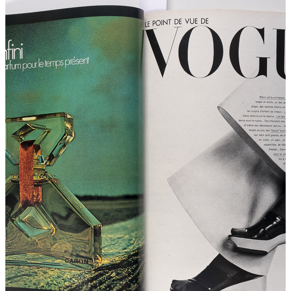 Jean Seberg HELMUT NEWTON Guy Bourdin ANTONIO LOPEZ ~ PARIS VOGUE 1972