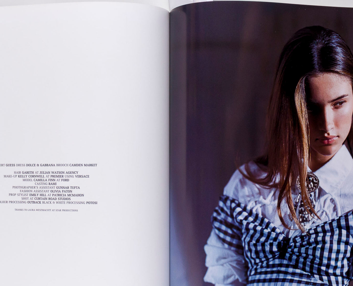 Angela Lindvall DAVID ARMSTRONG Chloe EZRA PETRONIO 10 MAGAZINE