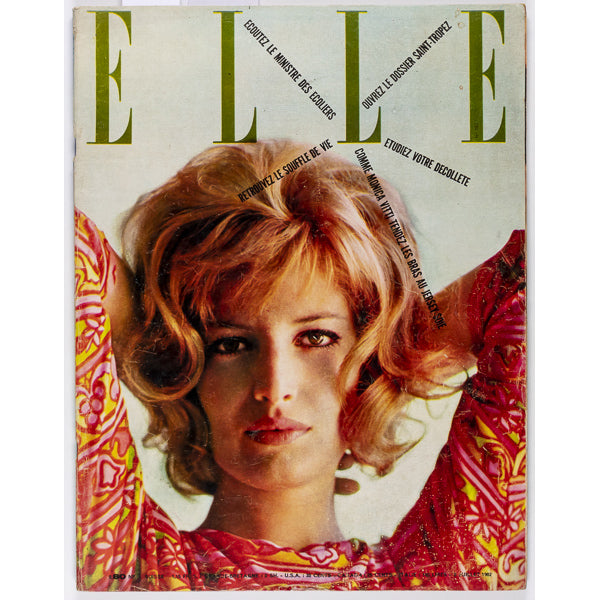 MONICA VITTI Princess Soraya TINTIN vtg FRENCH ELLE magazine July 1962