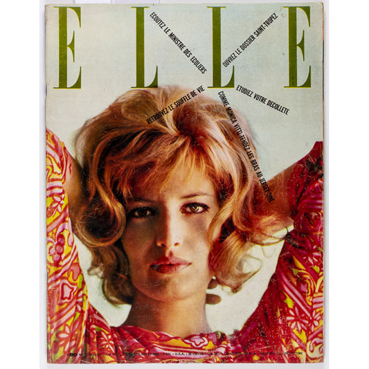 MONICA VITTI Princess Soraya TINTIN vtg FRENCH ELLE magazine July 1962